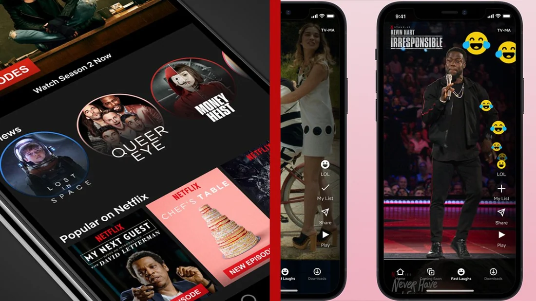 Visual for this record: Netflix tested a vertical clip feed for discovery, not a paywall