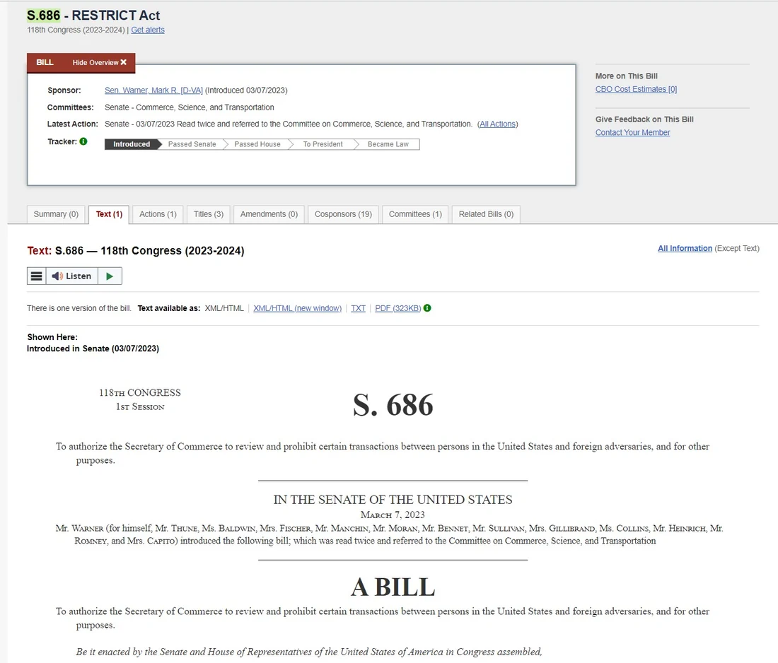 Visual for this record: A federal replica bill was reintroduced, not enacted